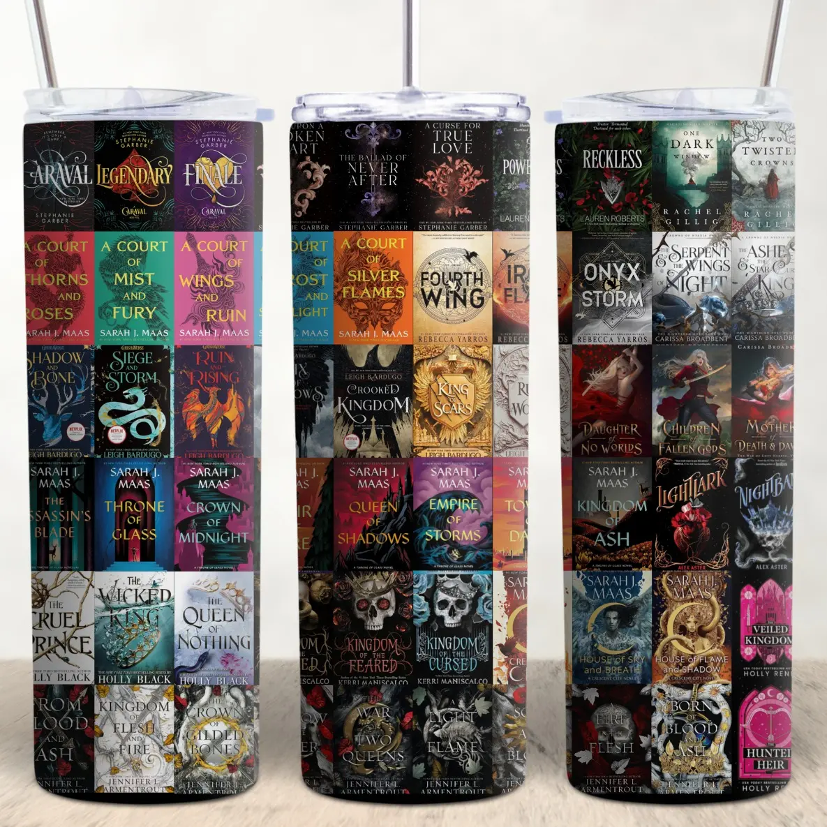 Romantasy Book Club 20oz Tumbler, Booktok Travel Cup, Stainless Steel Bookish Mug, Morally Grey Smut Books skinny tumbler, Romance Fantasy Books, Shadow Daddy Xaden