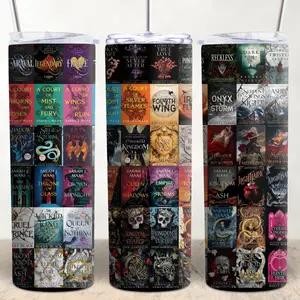 Romantasy Book Club 20oz Tumbler, Booktok Travel Cup, Stainless Steel Bookish Mug, Morally Grey Smut Books skinny tumbler, Romance Fantasy Books, Shadow Daddy Xaden