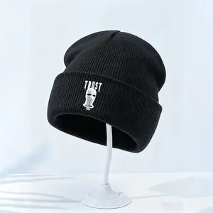 Adjustable Outdoor Knit Beanie Hat with Trust Spider-Man Print, Casual Style for Fall & Winter, Perfect for Sports Fans & Daily Wear