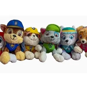 Paw Patrol Soft Stuffed Animals and Plush Toy Cotton Multicolor Characters for Kids, set of 6
