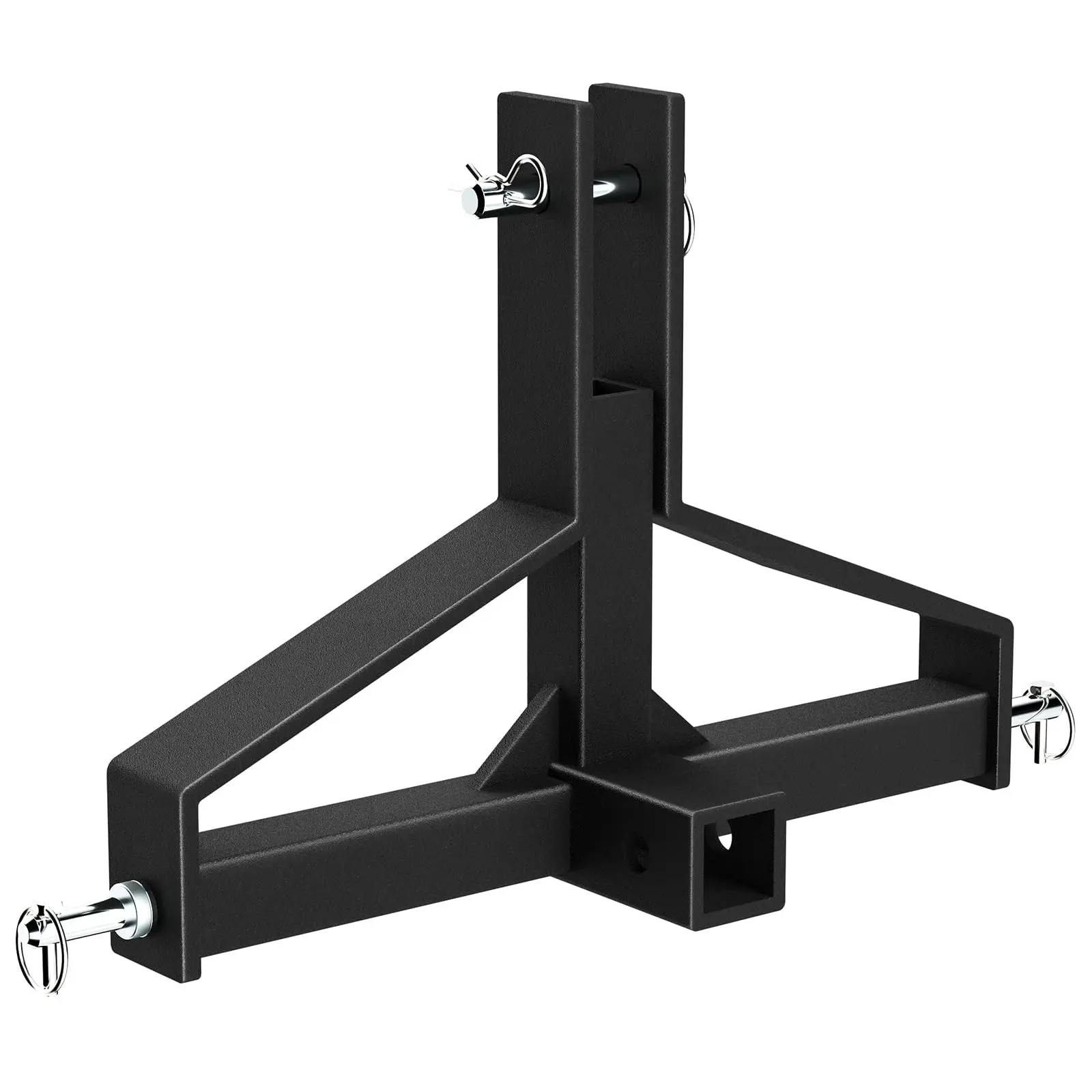 【GARVEE】Heavy Duty 3 Point Quick Hitch Receiver with 2" Receiver, Compatible with Category 1 Tractors, Suitable for Farm Equipment and Subcompact Trailer Hitch Attachments