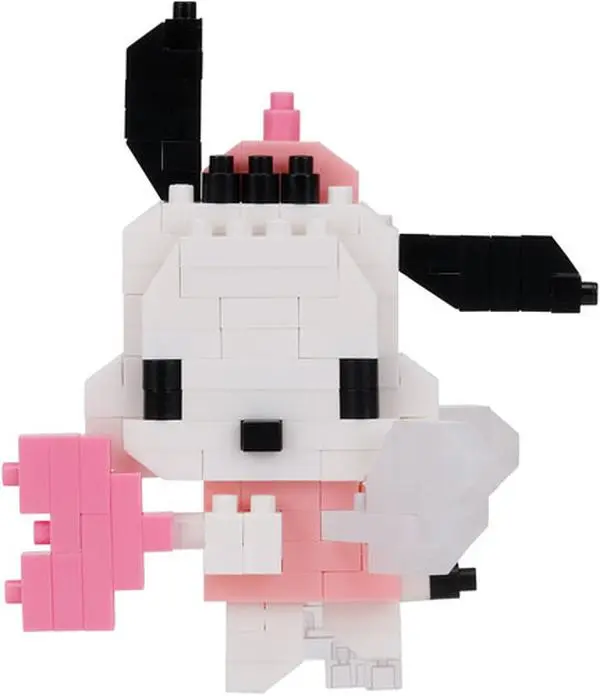 Nanoblock Sanrio Pochacco Dreaming Angel Brick Blocks Building Kit - Collectible Character Set, Building Toys [COLLECTIBLES]