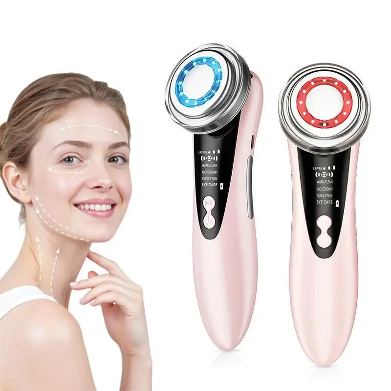 4 in 1 Electric Facial Massager, Multifunctional Beauty Machine, 1 Count USB Rechargeable Facial Lifting & Firming Massage Tool, Professional Facial Beauty Instrument, Facial Beauty Massagers, Face Lifting Device for Women, Beauty Devices