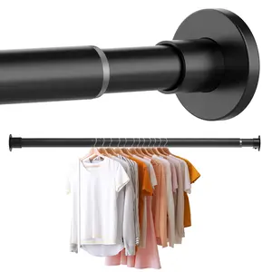 This adjustable closet rod is a must-have space-saving wardrobe organizer that easily expands to fit any closet, adds extra hanging storage instantly, and is perfect for maximizing small space organization in bedrooms, apartments, and dorm rooms