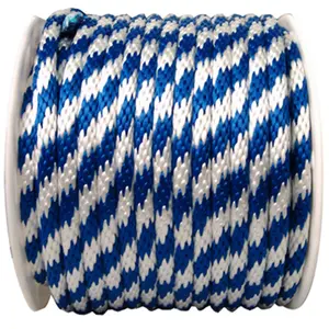 P7240S0200BWFR 0.63 in. x 200 ft. Blue & White Solid Braid Polypropylene Rope