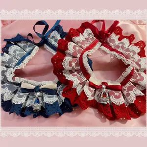 Magical Girl Puella Magi Madoka Magica Kyoko Sakura Sayaka Miki Soul Gem Lolita Kawaii Frilly Lace Anime Manga Choker