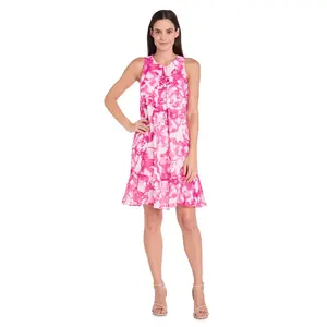 Petal Swing Halter Dress