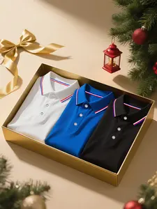 Men's Breathable Moisture-Wicking Short Sleeve Polo Shirts, Ice-Cool Comfort, Colorblock Collar, Casual Outdoor Sports, All Seasons