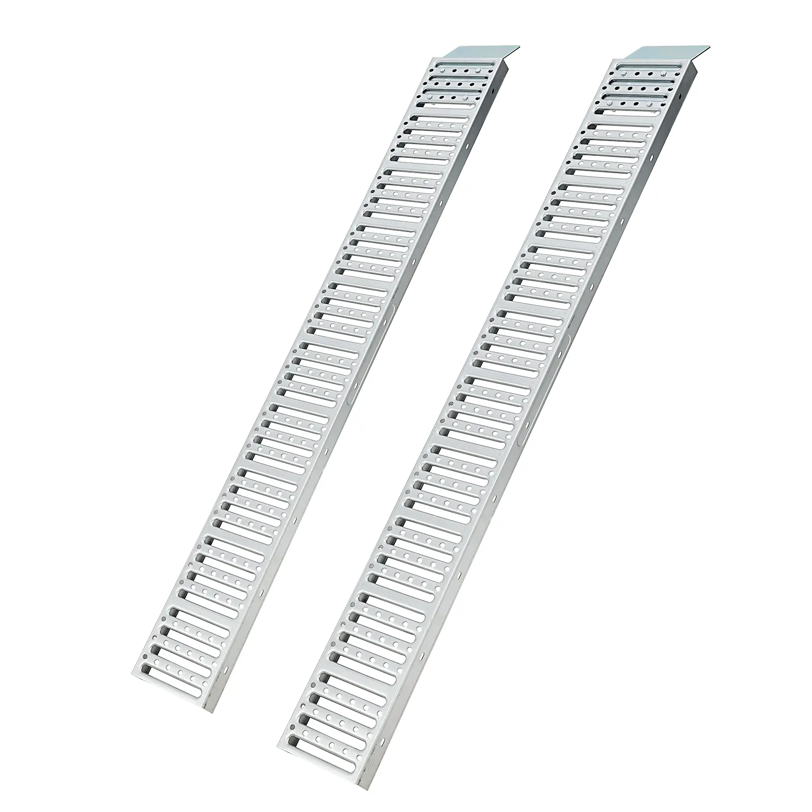 ATV Loading Ramps 72" l x 9" w, Heavy Duty Metal Ramps with 1500 Lbs Capacity, Anti-Slip Surface, Portable Ramps for Motorcycles, Bicycles, ATVs, Lawnmowers