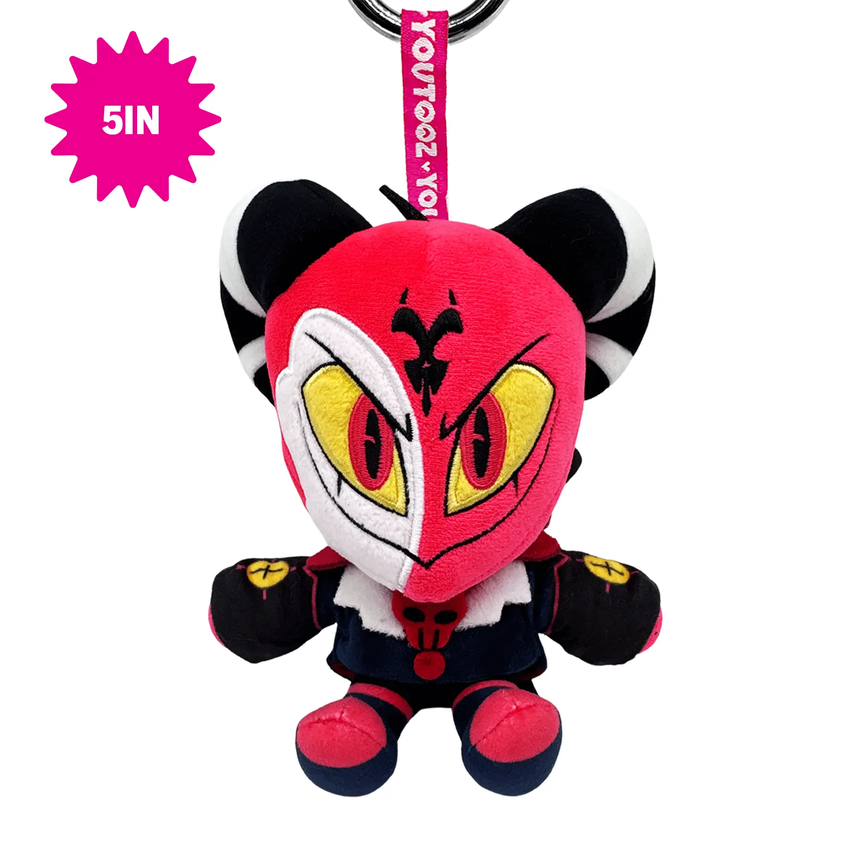 IT'SUGAR Exclusive Helluva Boss Blitzo 5-Inch Youtooz Plush Keychain