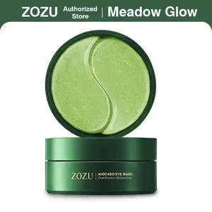 [ZOZU Authorized Store] Avocado Moisturizing Eye Bag Mask, 60pcs/Set Under Eye Patches for Dark Eye Bags, Hydrating Soothing Skincare Gift