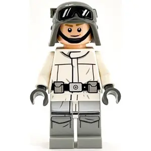 Imperial AT-ST Driver, Hoth - Helmet with Molded Goggles, White Jacket Item No: sw1183