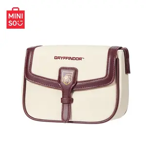 MINISO x Harry Potter Embroidered House Crossbody Bag | Cute Lightweight Shoulder Purse for School, Travel & Daily Use