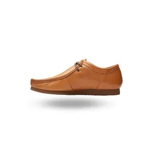 Clarks Shacre II Run Men's Leather Walking Shoes, Casual Sneaker Footwear, Comfortable Trainer