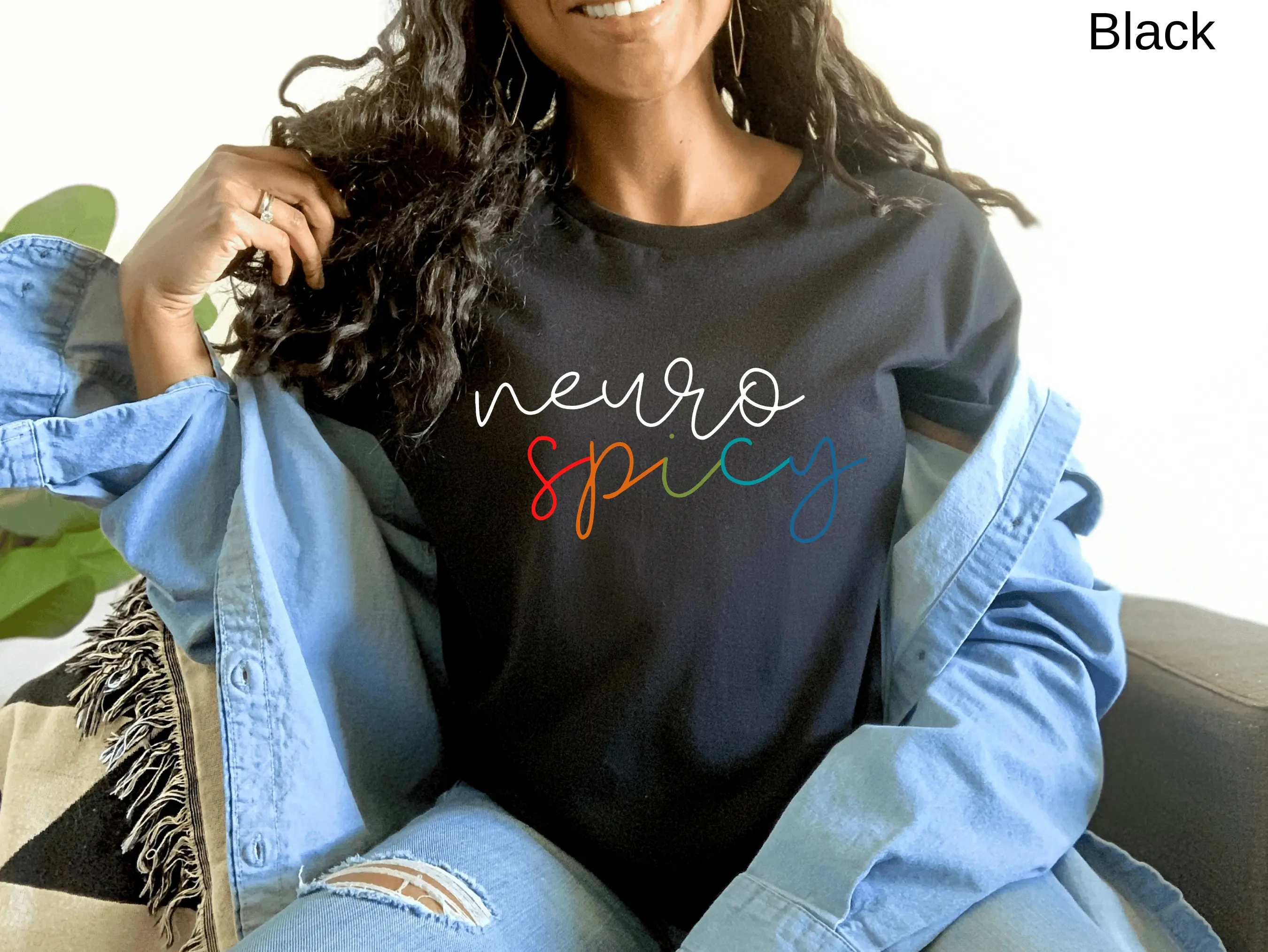 Neurospicy Shirt, Rainbow Neurospicy Tee, ADHD Shirt, Autism Shirt, ADHD & Autism Shirt