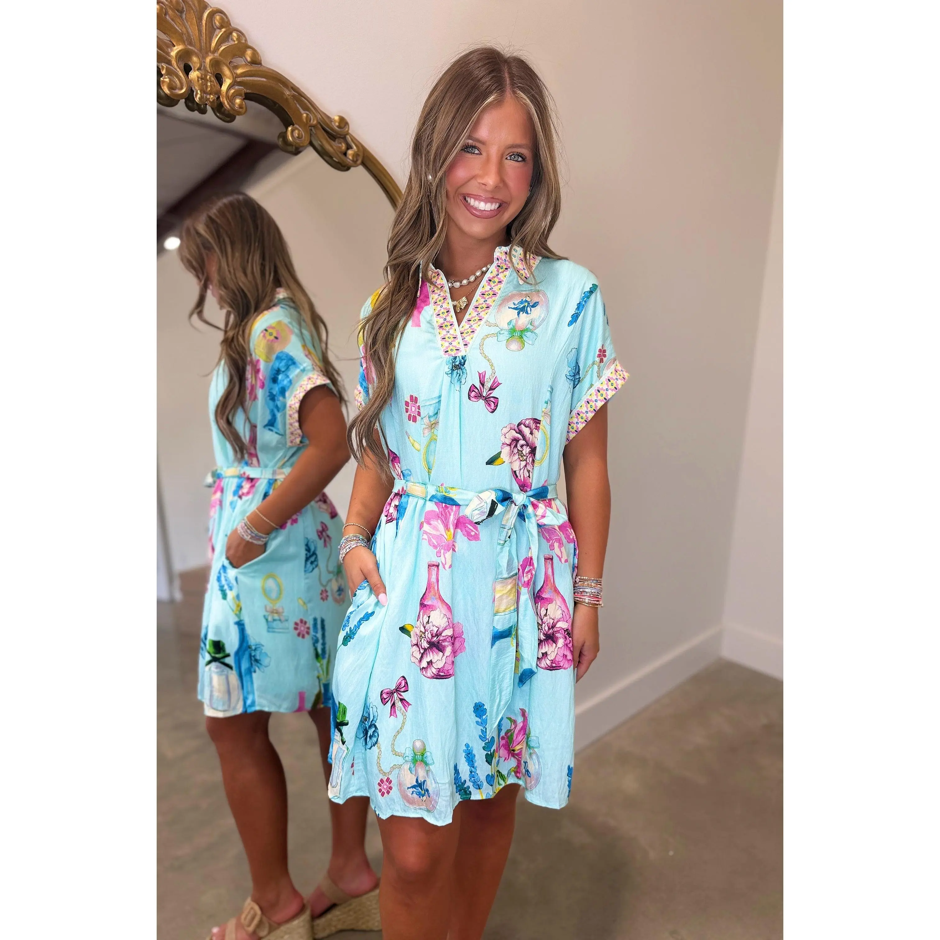 Umgee Moments in Mint Dress