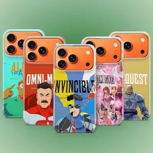 5 Ops Invincible Tough Phone Case, Conquest Omni man Atom Eve Case Cover for iPhone 17 & Samsung