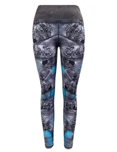Redfish Tail Fishing Leggings for Women - Performance Wear with UPF50+ Sun Protection
