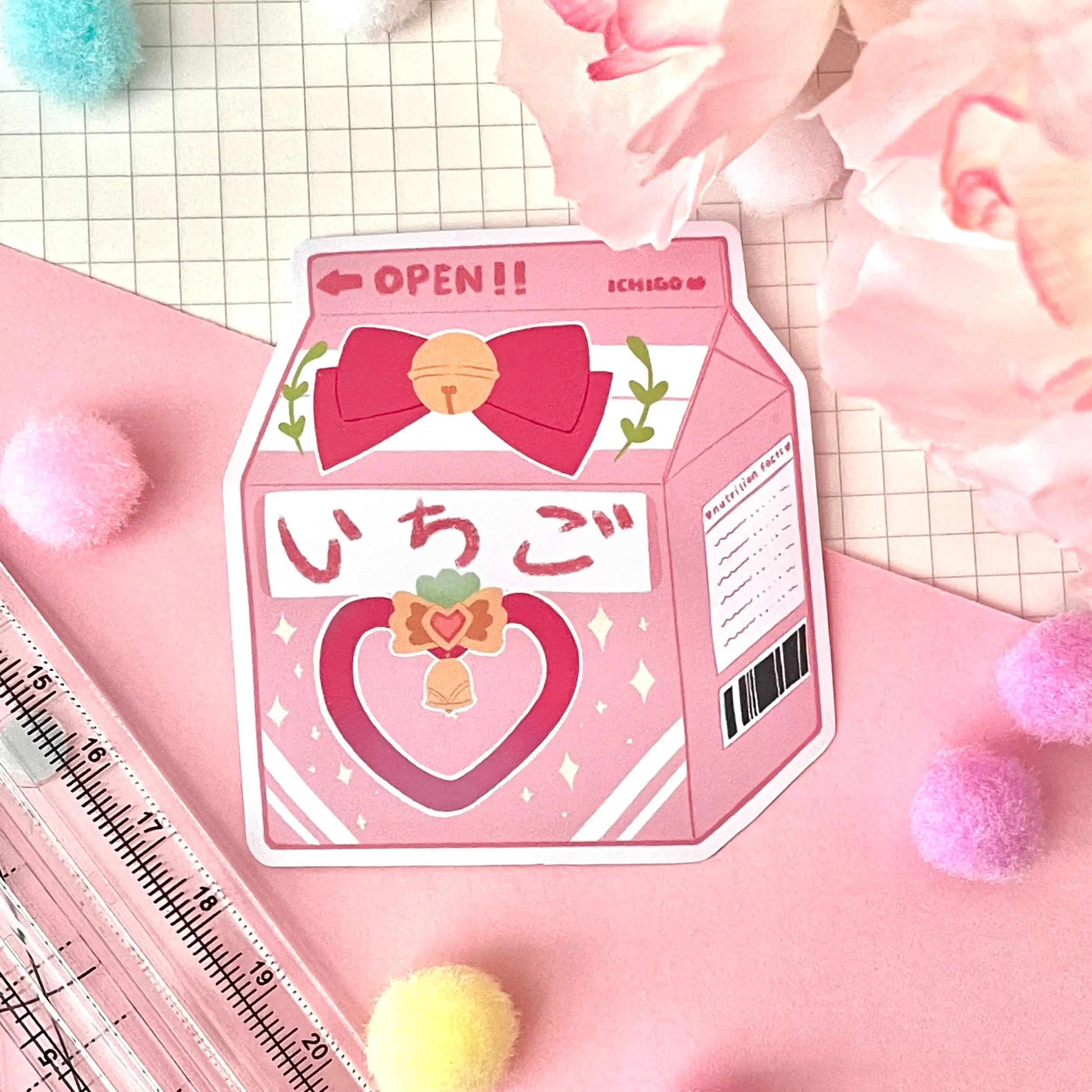 Strawberry Milk Sticker