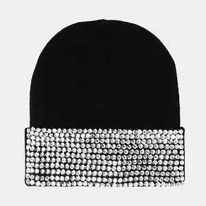 Rhinestone Beanie Hat