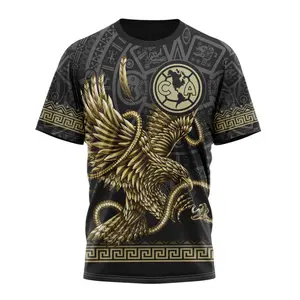 LIGA MX Club America Special Black And Gold Design With Mexican Eagle ST2301