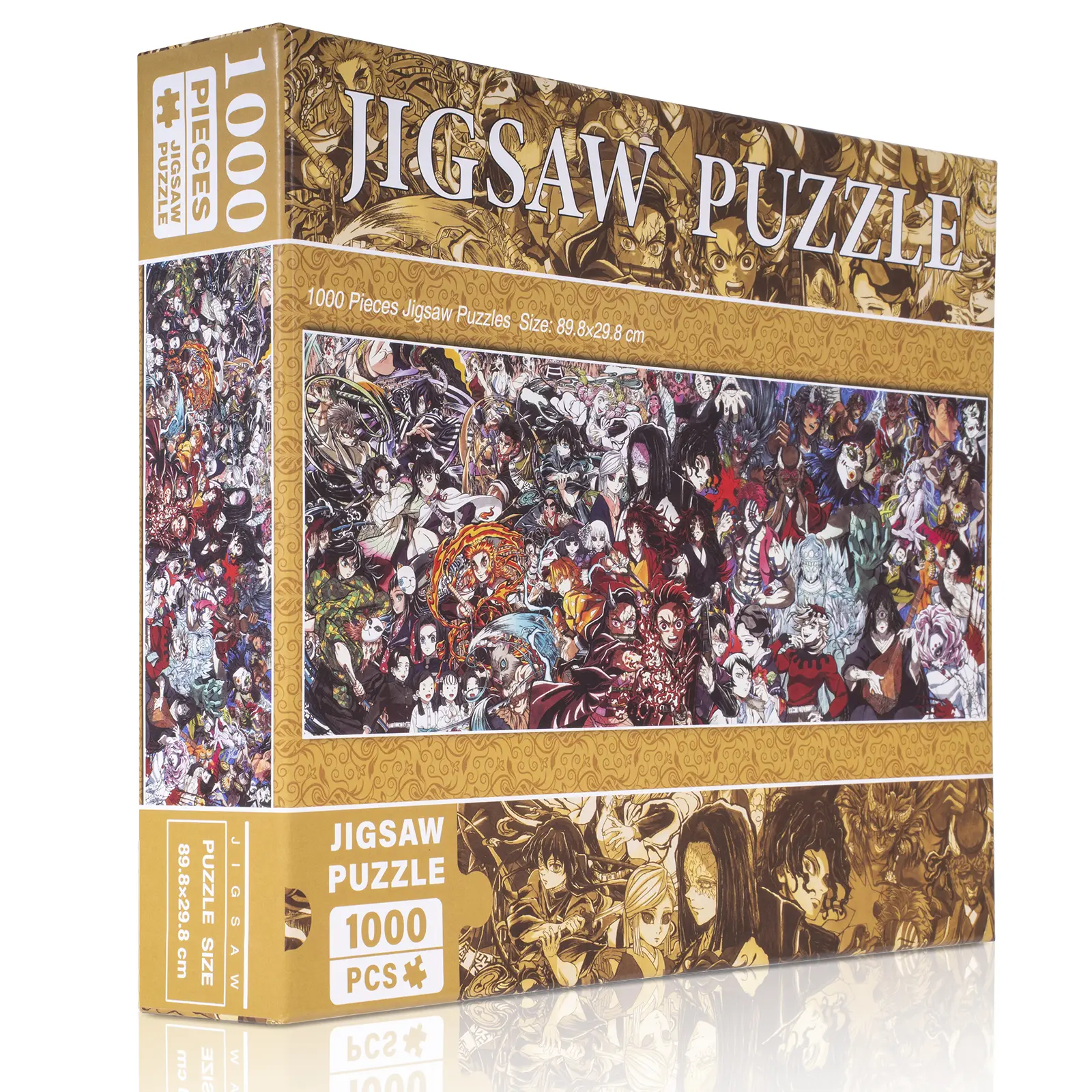 Anime demon slayer puzzles 1000 pcs jiasw puzzles for fans size 11.7inch*35.4inch