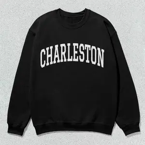 Charleston Sweatshirt Collegiate Crewneck Sweater Unisex