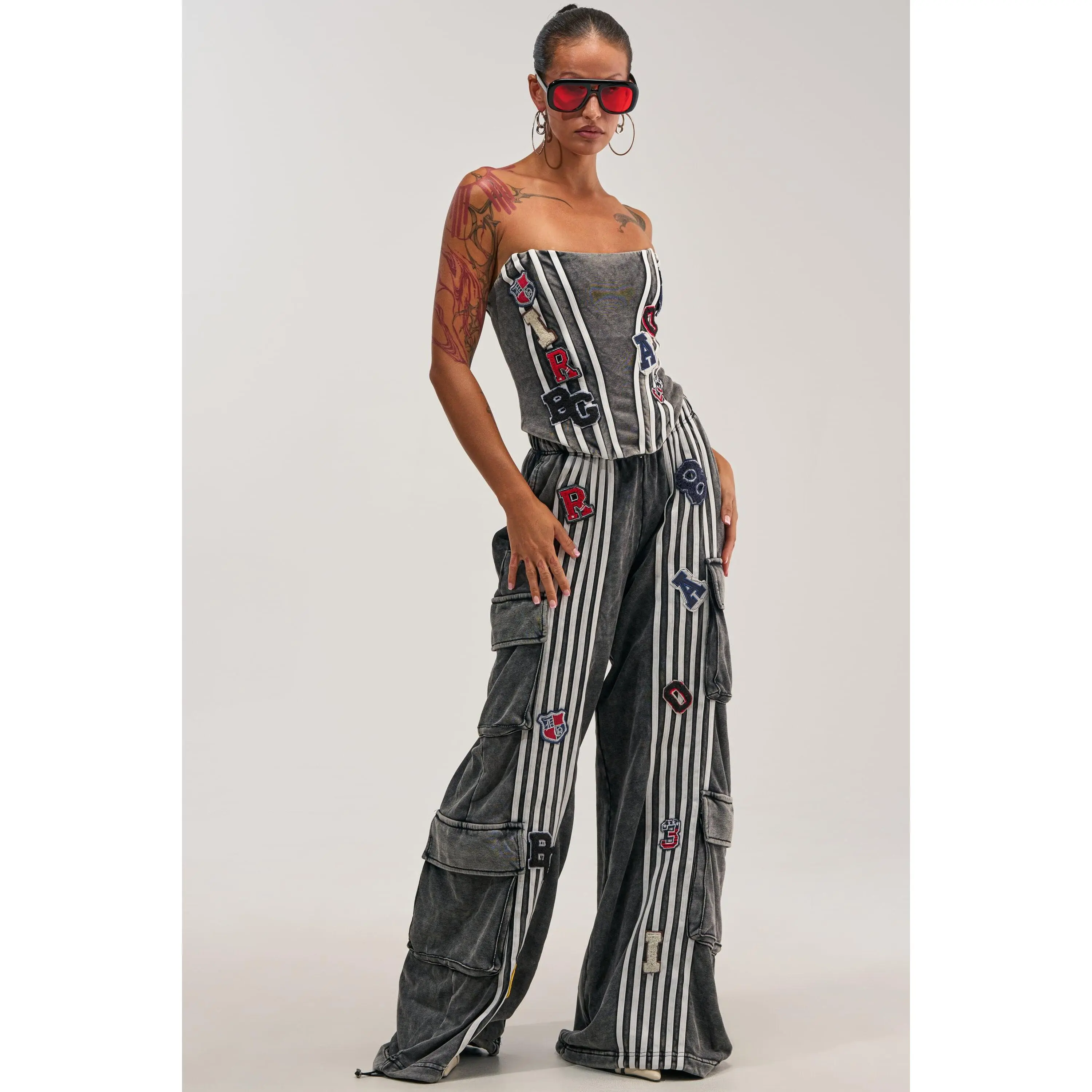ROCK AND ROLL WIDE LEG JOGGER