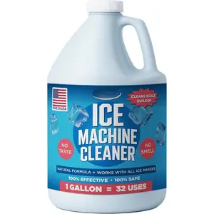 Ice Machine Cleaner and Descaler Gallon | Ice Maker Cleaner for  Brands; Opal, Scotsman, Manitowoc, Affresh, etc. Countertop Icemaker Cleaners Solution | Icemaker Cleaners and Descaler  !