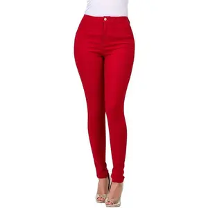 Slimming Multi-color Stretch Denim Trousers for Women Are Fashionable, Individual and Comfortable
