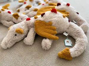Jellycat Opalite Dragon Stuffed Animal, Collectible Soft Animal, Cuddly Doll Gift - Soft Adorable Stuffed Mythical Plush Toy for Children