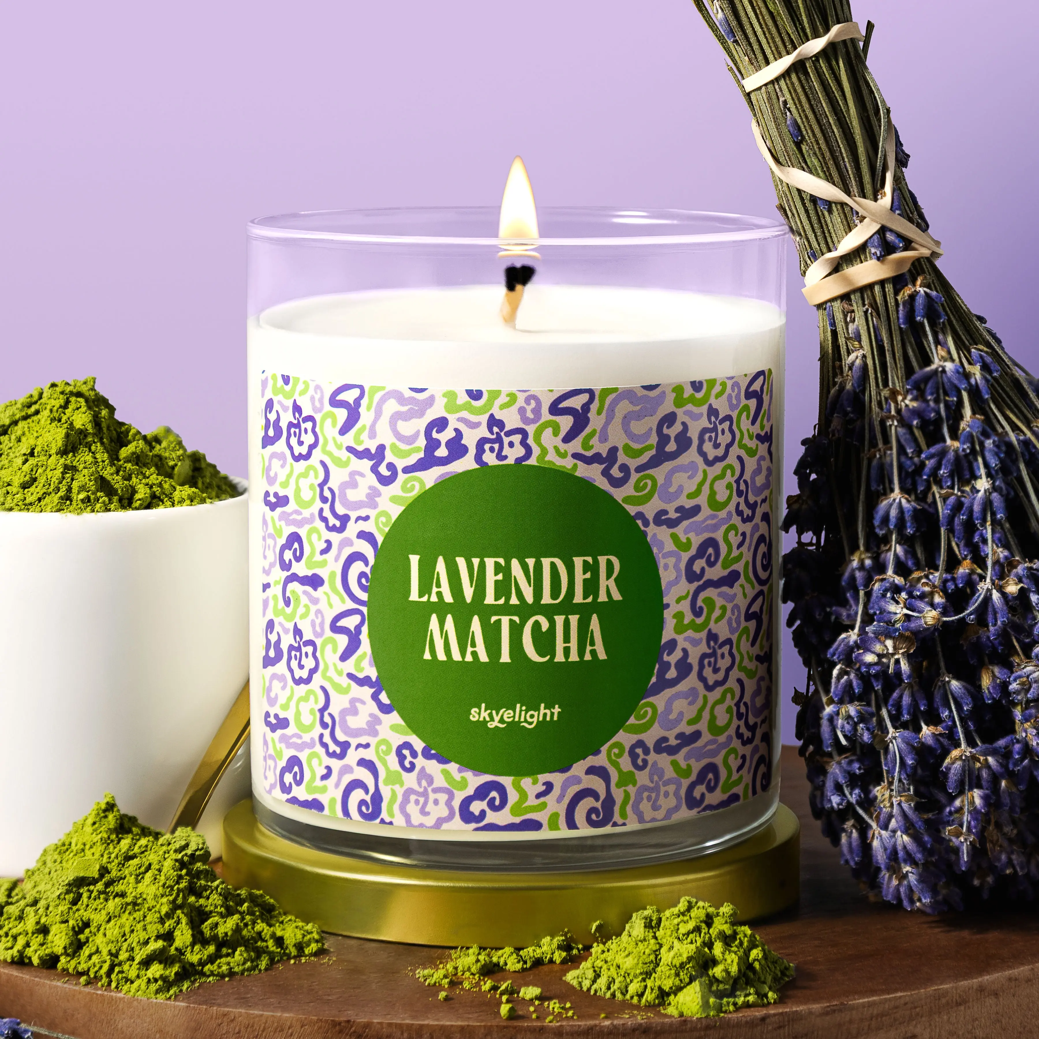 Lavender Matcha Candle