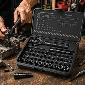 40 in 1 Magnetic Ratchet Screwdriver Set with Detachable Handle,180° Ratchet Head, Portable Multi Bit Precision Repair Tool Kit for Automotive,Bicycle,Furniture Model Repair,Ideal Gift for Man Heavy Duty Tool, Diy Screwdriver, Magnetic Multipurpose Screwd