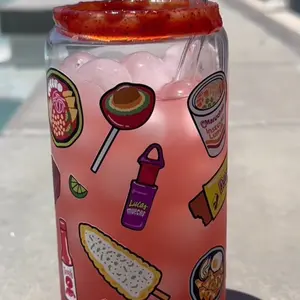 El Mercadito Glass Cup