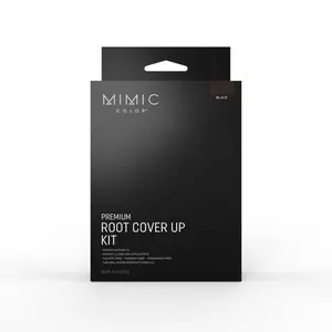 Mimic Color Root Touch-Up Kit Black - Instantly Cover Gray Hair Between Salon Visits