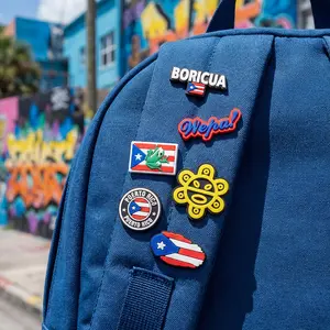 Hot Puerto Rican Style Pins - 20 Pcs Multicolor Cultural Badges, Decorate Jeans Jacket, Canvas Bag, Notebook, Tiktok Trendy Accessories