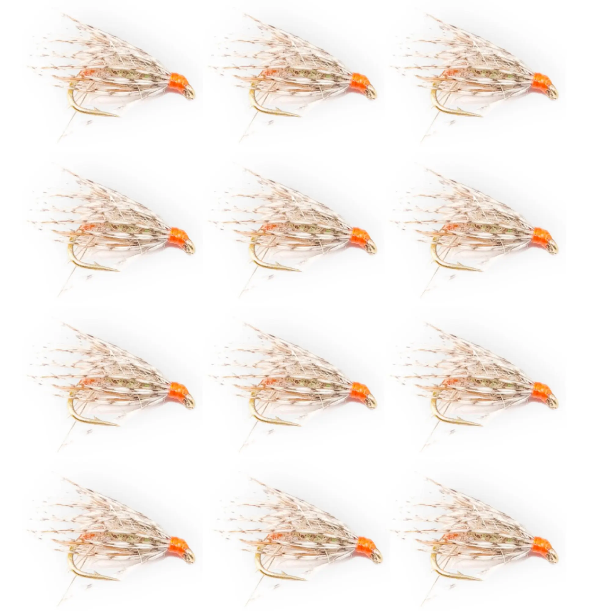 Floating Feather Supply Partridge & Orange Soft Hackle Wet Fly 12 Pack – Trout Size 14-16