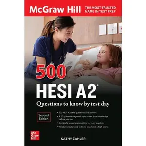 USED-500 Hesi A2 Questions to Know by Test Day, Second Edition by Zahler, Kathy A. (Paperback)