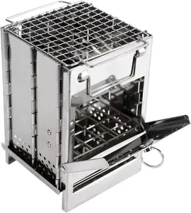 Single Burner Wood Burning Outdoor Stove