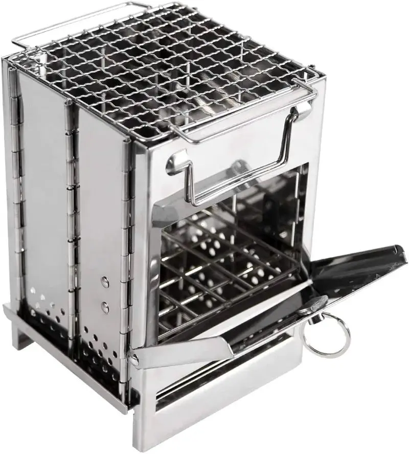 Single Burner Wood Burning Outdoor Stove