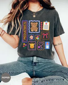 Pediatric Nurse Shirt, PEDS Nurse Tee, Cute Peds Gift Idea, Future Pediatric Crew Shirt, Cute Stamp Shirt, Nurse Appreciation