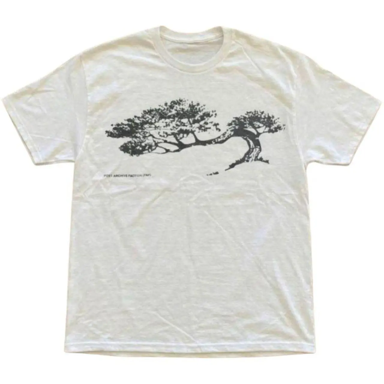 The Vintage Minimalist Tree, Japanese Bonsai Shirt, Cotton unisex T-shirt, Nature Landscape Art Tee