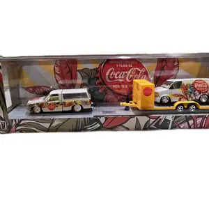 M2 Machines Haulers Diecast Metal Car Collectible Model Toy - Diecast Vehicles with Selectable Designs: Squarebody, Coke, OBS, Mopar