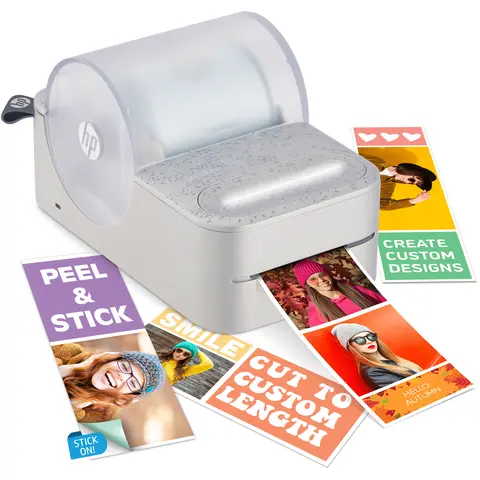 HP Sprocket Panorama Portable Inkless Travel Printer - Instant Picture, Mini Picture, Bluetooth, 2”x0.5”-9” Print Size, Pocket Photo/Sticker/Label Maker, Sticky Note Capability, Fun for All Ages