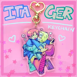 Itager Keychain [HETALIA]  | Unique Keychain Designs | Perfect for Backpacks, Keys and Gifts | High Quality and Customer Favorite Items