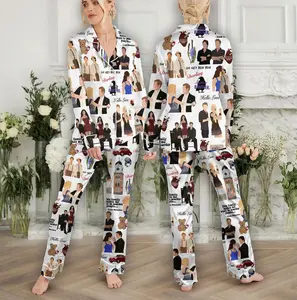 Family Matching Pajamas Vampire Diaries Theme, Kid & Adult Sleepwear, Halloween Xmas Book Gift