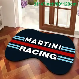 Letter Style Irregular Carpet, Washable Non-Slip Design, Suitable for Hallway/bathroom/living Room, Durable and Easy to Clean