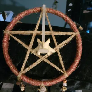 Witch bells for home protection.   Bedroom Gift Decoration Friends sacred space window door wall Hanging Wreath