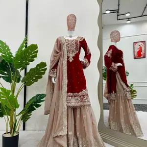Indian and Nepali Wedding Dress for Women - Traditional Bride's Attire - Elegant Women's Wear - Comfortable Designs