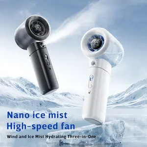 Kafei Le handheld small fan, cooling small electric fan, silent and powerful charging USB summer cooling device, mini outdoor portable portable portable turbo, ultra quiet and silent, ultra long battery life